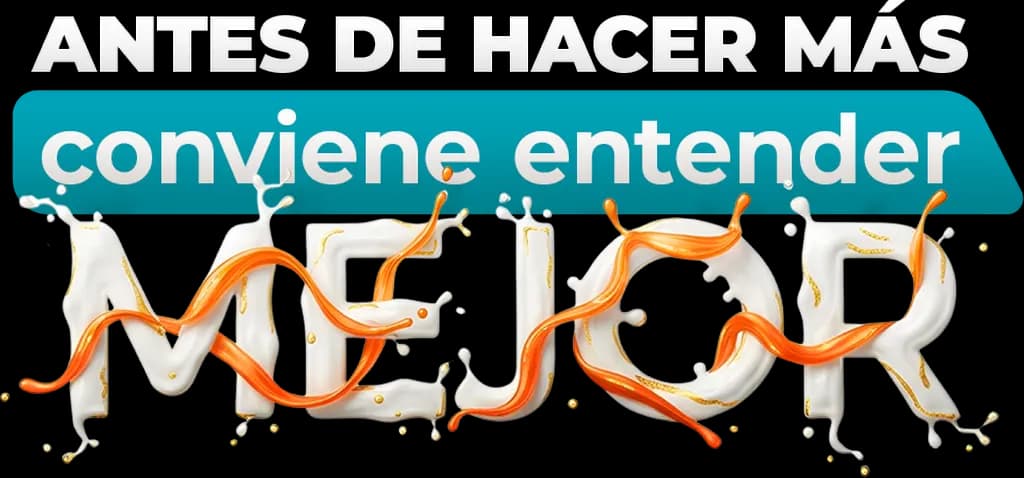 Antes de hacer más conviene entender mejor