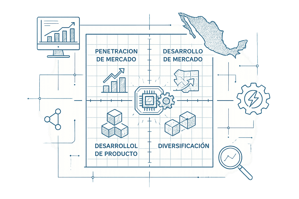 Cómo aplicar la matriz de Ansoff, inteligencia comercial y automatización para ganar en entornos exigentes.  